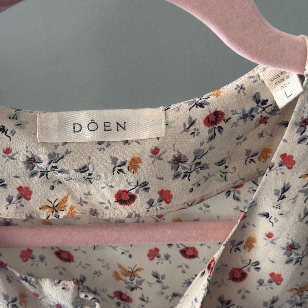 Doen Floral Cream Dress - Picture 7 of 8